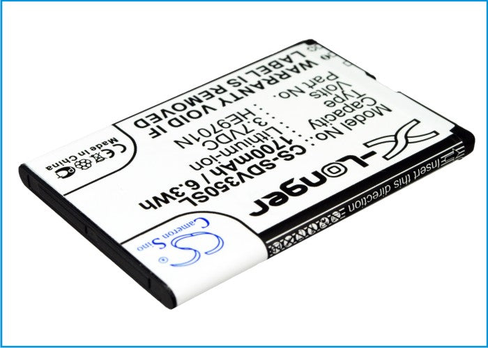 Sonocaddie G-4L V350 V500 1700mAh Electronic Magnifier Replacement Battery-2