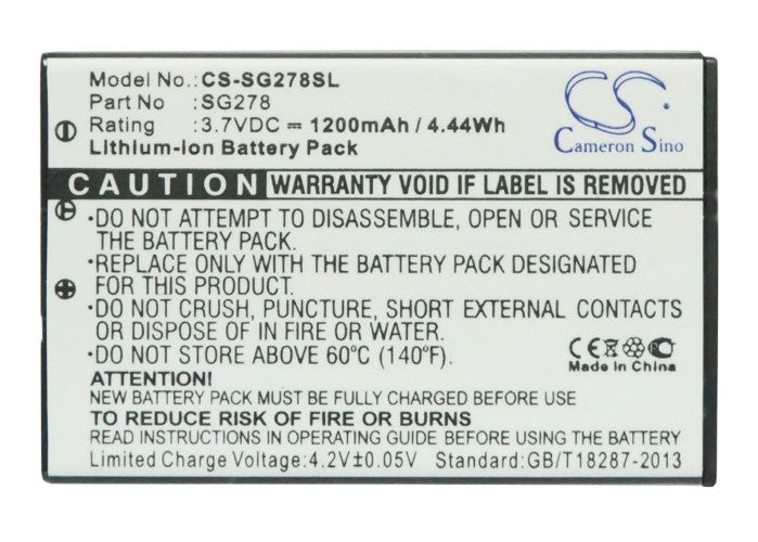 Zycast SG-278 GPS Replacement Battery-5