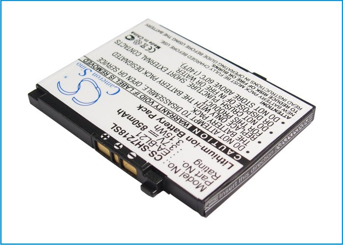 Sharp SH7218C SH7218U SH7228U SH803T SH806T Replacement Battery-main