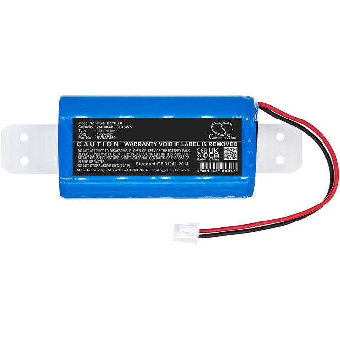 Shark ION Robot Vacuum Cleaning Syst ION Robot Vacuum Cleaning Syst ION Robot Vacuum R71 ION Robot Vacuum R72 ION R 2600mAh Vacuum Replacement Battery-3