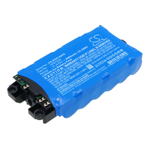 Shark IX140 IX141 IX141H IX142 IZ140 IZ140C IZ141 IZ141C IZ142 UZ145 WZ140 2000mAh Vacuum Replacement Battery