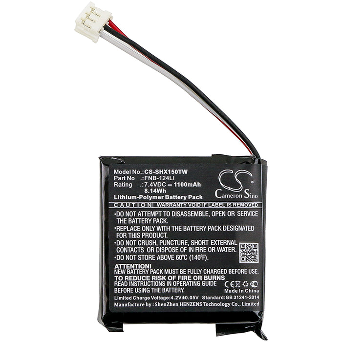 Standard Horizon HX150 Two Way Radio Replacement Battery-3