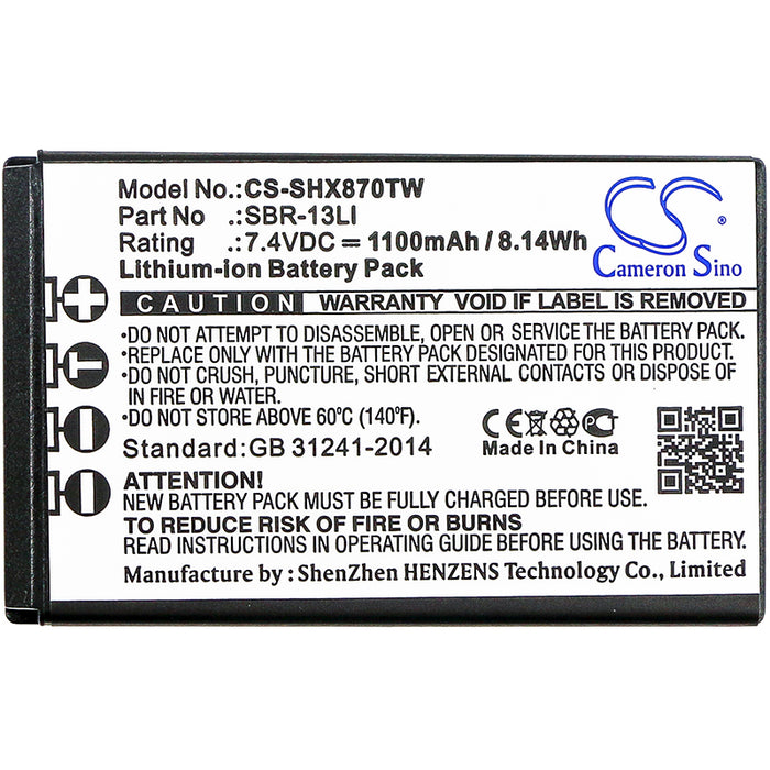 Standard Horizon HX870 HX870E Two Way Radio Replacement Battery-3