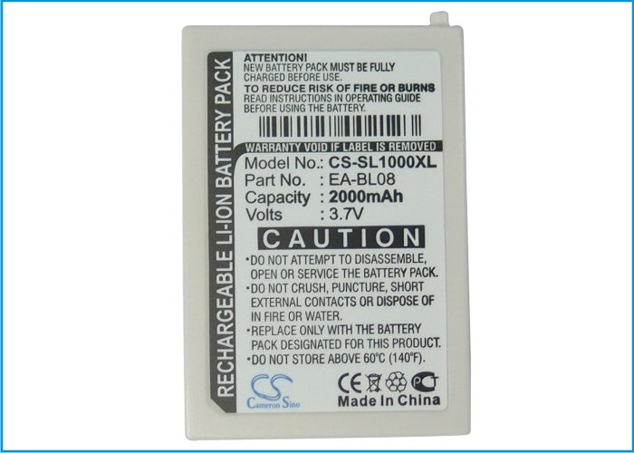 Sharp Zaurus SL-C1000 Zaurus SL-C3000 Zaurus SL-C3100 PDA Replacement Battery-5