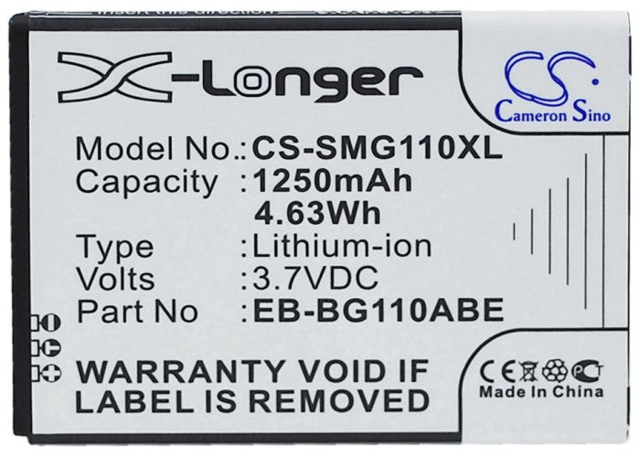 Samsung Galaxy Pocket 2 Galaxy Pocket 2 Duos SM-G110 SM-G110B SM-G110B DS SM-G110H SM-G110M Mobile Phone Replacement Battery-5