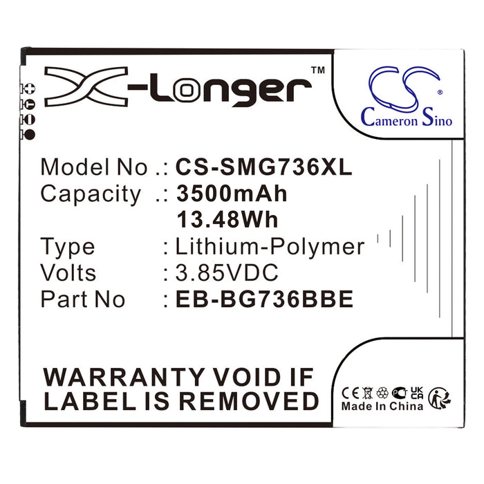 Samsung Galaxy Xcover 6 Pro SM-G736B SM-G736B DS SM-G736U SM-G736U1 3500mAh Mobile Phone Replacement Battery