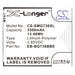 Samsung Galaxy Xcover 6 Pro SM-G736B SM-G736B DS SM-G736U SM-G736U1 3500mAh Mobile Phone Replacement Battery