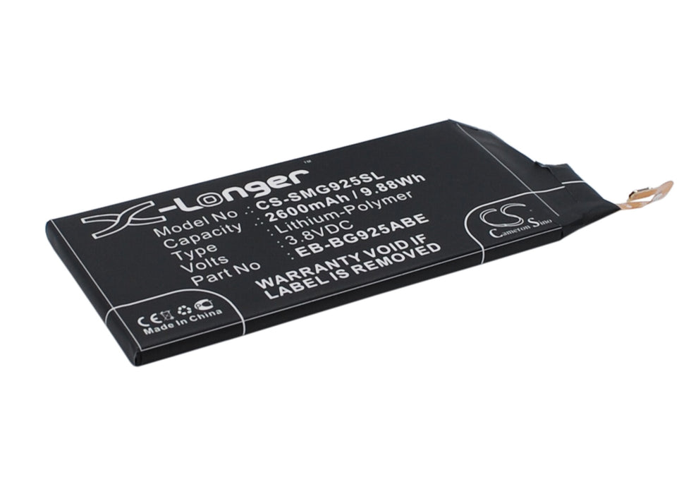 Samsung Galaxy S6 Edge Galaxy S6 Edge TD-LTE SC-04G SGH-N516 SGH-V504 SM-G925 SM-G9250 SM-G925A SM-G925F SM-G925FQ SM Mobile Phone Replacement Battery-2