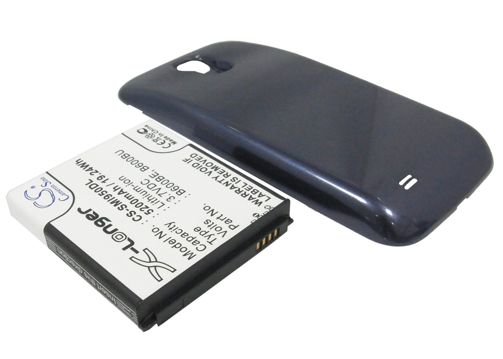 Samsung Galaxy S4 Galaxy S4 LTE GT-I9500 GT-i9502 GT-i9505 5200mAh Blue Mobile Phone Replacement Battery-2