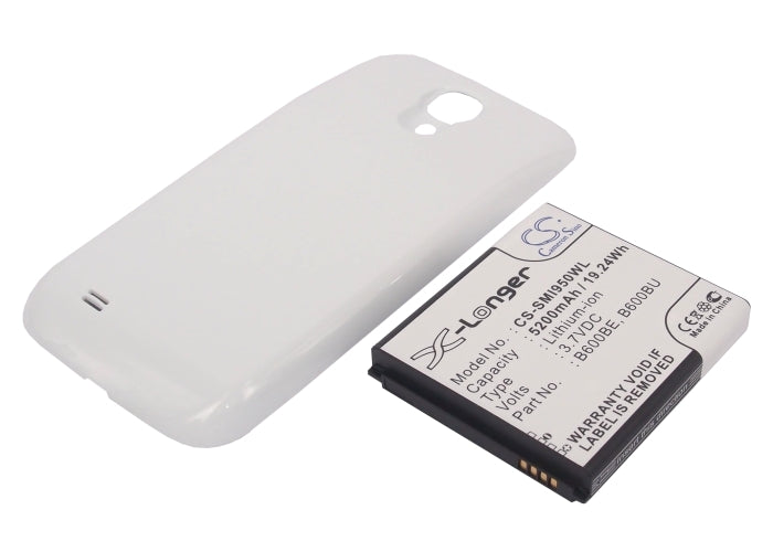 Samsung Galaxy S4 Galaxy S4 LTE GT-I9500 GT-i9502 GT-i9505 5200mAh White Mobile Phone Replacement Battery-2