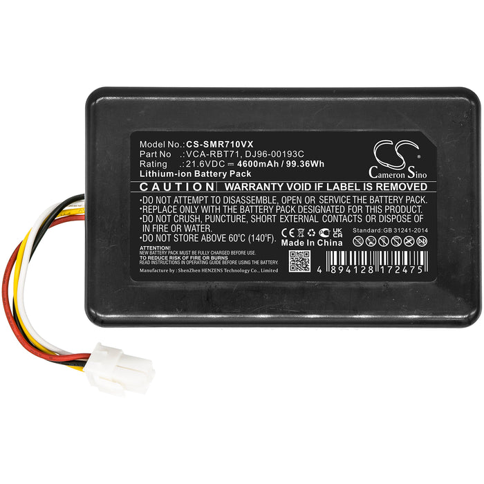 Samsung PowerBot R7040 SR10M701PUW SR10M702PUW SR10M703PWG SR1GM7020UG SR20J9020U SR20J9040W SR20K9000UB VCA-RBT71 VR10M701 Vacuum Replacement Battery-3