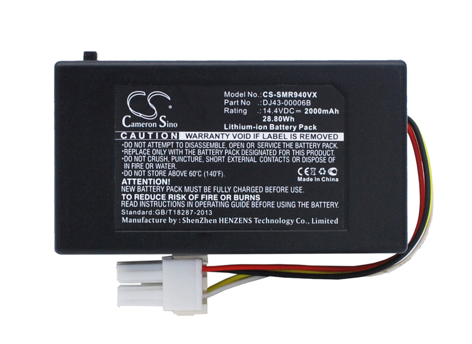 Samsung Navibot Pop-Out Navibot SR10F71UB NaviBot SR8940 NaviBot SR8950 NaviBot SR8980 Navibot VR10F71UCBC Navibot VR10F71U Vacuum Replacement Battery-5