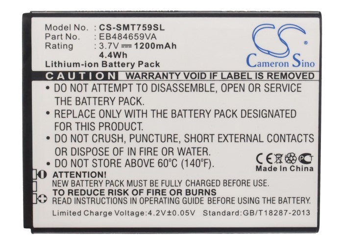 T-Mobile EB484659VA EB484659VABSTD EB484659VU Mobile Phone Replacement Battery-5
