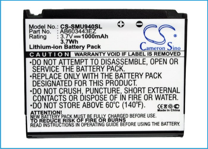 Verizon SCH-U940 SCH-U940v U940 Glyde Mobile Phone Replacement Battery-5