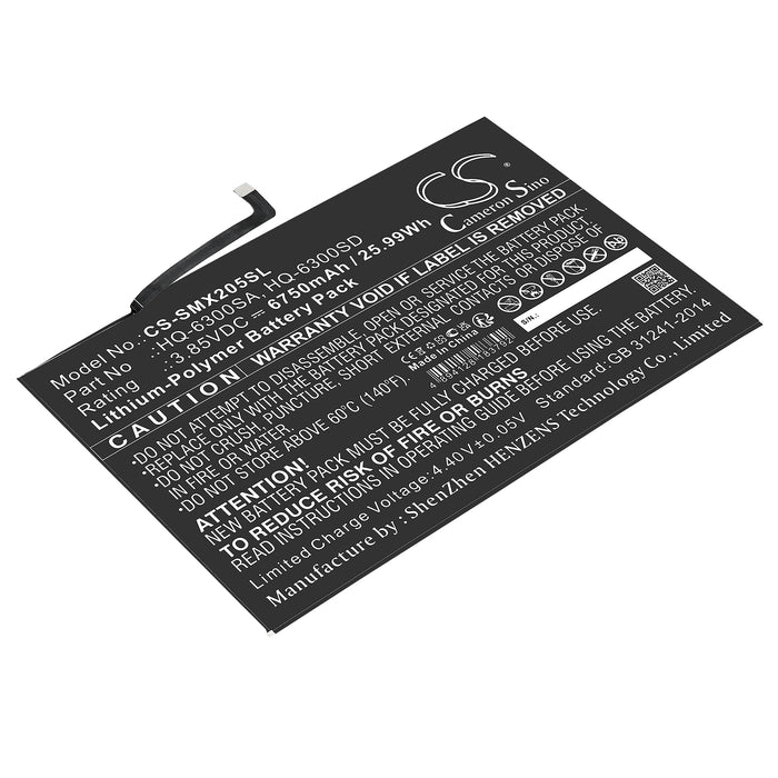 Samsung SM-X200 SM-X205 Tab A8 10.5 Tablet Replacement Battery