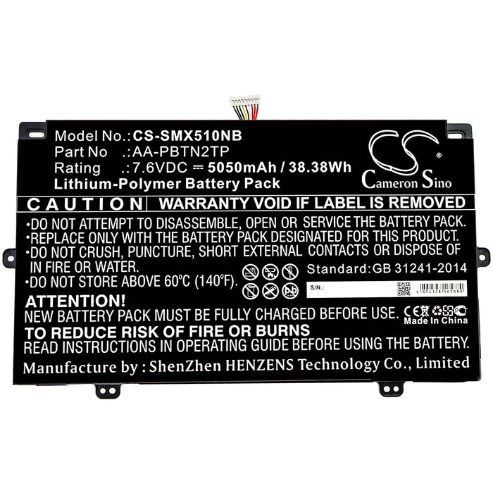 Samsung XE510C24 XE510C24-K01US XE510C24-K04US XE510C25 XE510C25-K01US XE513C24 XE513C24-K01US Laptop and Notebook Replacement Battery-3