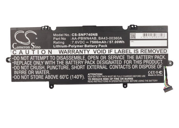 Samsung 530U4E 730U3E 730U3E-A01 730U3E-K01 730U3E-S04DE 740U3E 740U3E-A01UB 740U3E-S01 740U3E-S02DE 740U3E-X0 Laptop and Notebook Replacement Battery-5