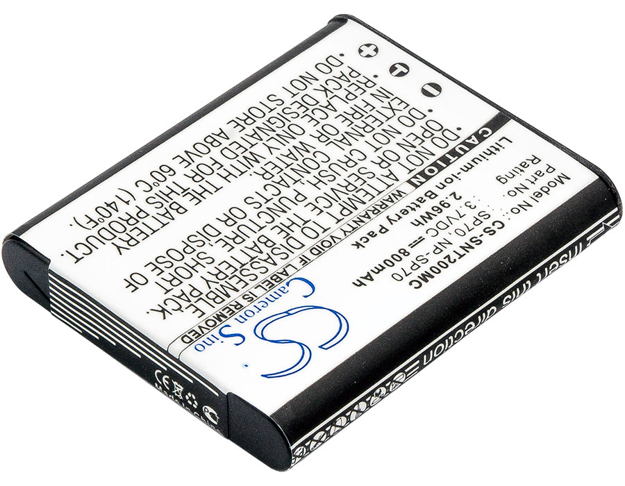 Sony Bloggie Duo Bloggie MHS-FS2 Bloggie MHS-FS2 V Bloggie MHS-FS2K Bloggie MHS-FS3 Bloggie MHS-TS10 Bloggie MHS-TS1 800mAh Camera Replacement Battery-2