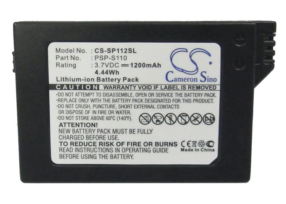 Sony Lite PSP 2th PSP-2000 PSP-3000 PSP-3001 PSP-3004 Silm 1200mAh Game Replacement Battery-5