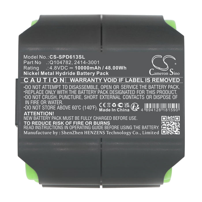 Spectra Precision DG613 DG613G DG813 GL612 GL622 UL633N Survey Multimeter and Equipment Replacement Battery