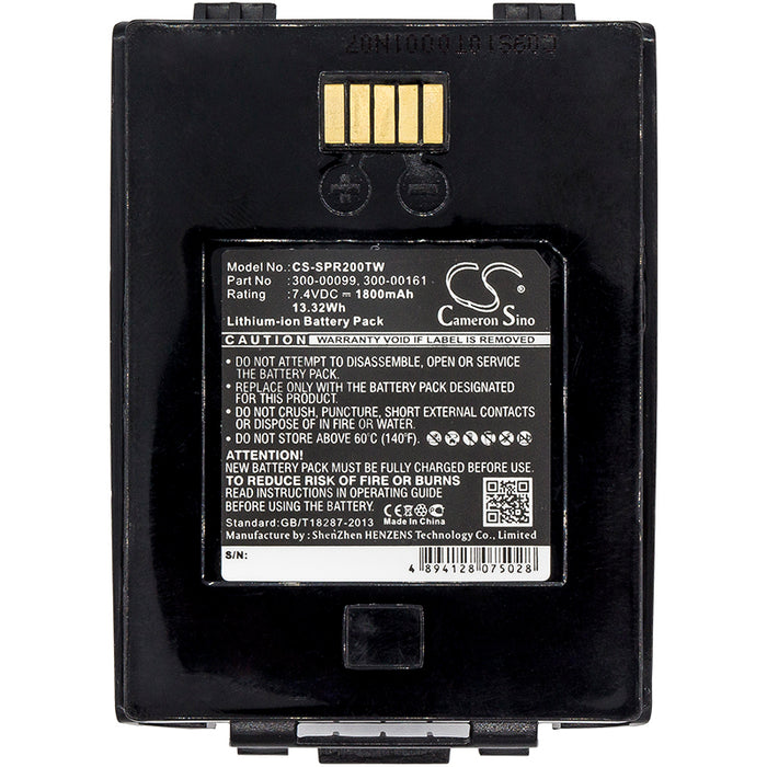 Sepura SRC3300 SRG3500 SRH3500 SRH3800 SRH3900 SRM3 SRM3500 SRP2000 SRP2000 sGPS SRP2000.1.1 SRP2000ES SRP2000KS SRP Two Way Radio Replacement Battery-3