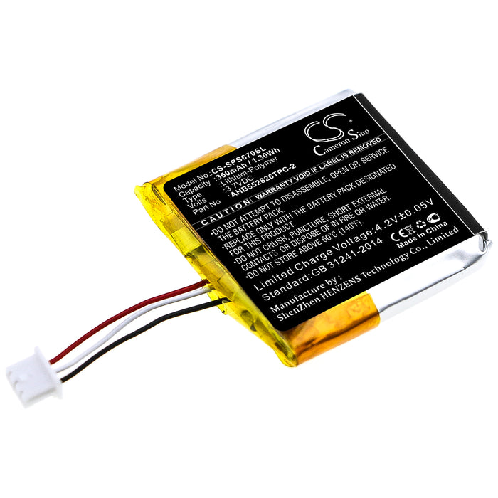Sennheiser GSP 350 GSP 500 GSP 670 Replacement Battery-main
