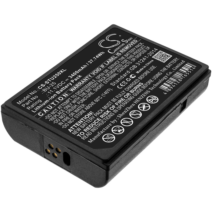 Sumitomo Fusion Splicers BU25 Type-25 Type-25e 3400mAh Survey Multimeter and Equipment Replacement Battery