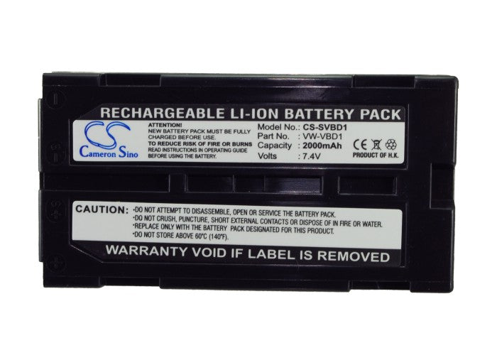 Fuji VMBPL30A VMBPL60A 2000mAh Camera Replacement Battery-5