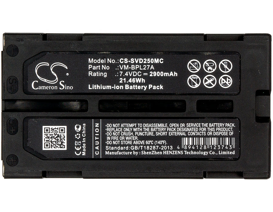 Fuji VMBPL30A VMBPL60A 2900mAh Camera Replacement Battery-3