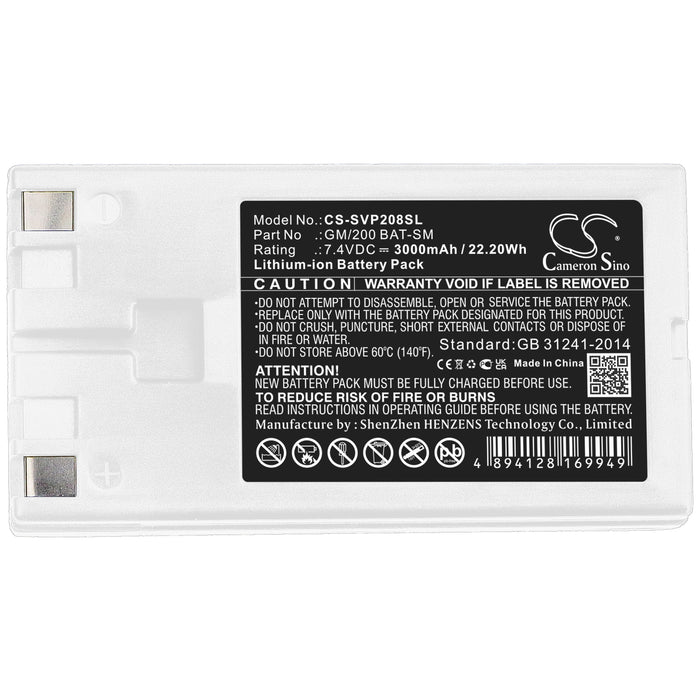 Sato PW208 PW2NX VP208 Printer Replacement Battery-3