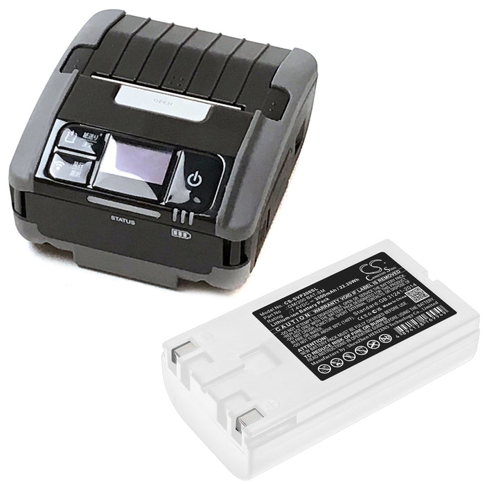 Sato PW208 PW2NX VP208 Printer Replacement Battery-4