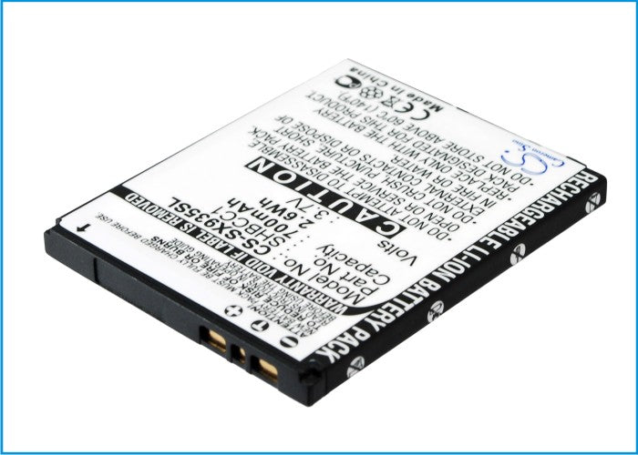 Sharp 831SH 831SHS 832SH 930SH 933SH 934SH 936SH DM004SH SH1810 SH1810C Waterpoof 935SH WX-T930 Mobile Phone Replacement Battery-3