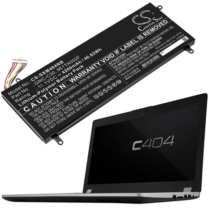 Gigabyte P34G V1 P34G V2 P34G-CF1 P34GV2-CF2 U24 U2442 U2442D U2442F U2442N U2442S U2442T U2442T-CF1 U2442V U2 Laptop and Notebook Replacement Battery-5