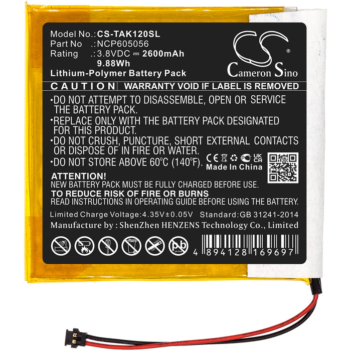 Astell&Kern AK120 Media Player Replacement Battery-3