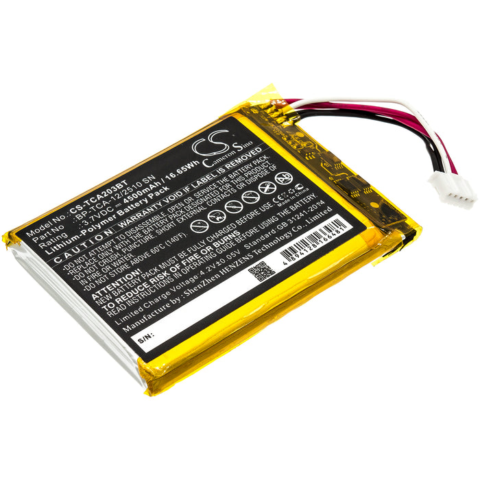 Technicolor TCA203 TCA203COMG Alarm Replacement Battery