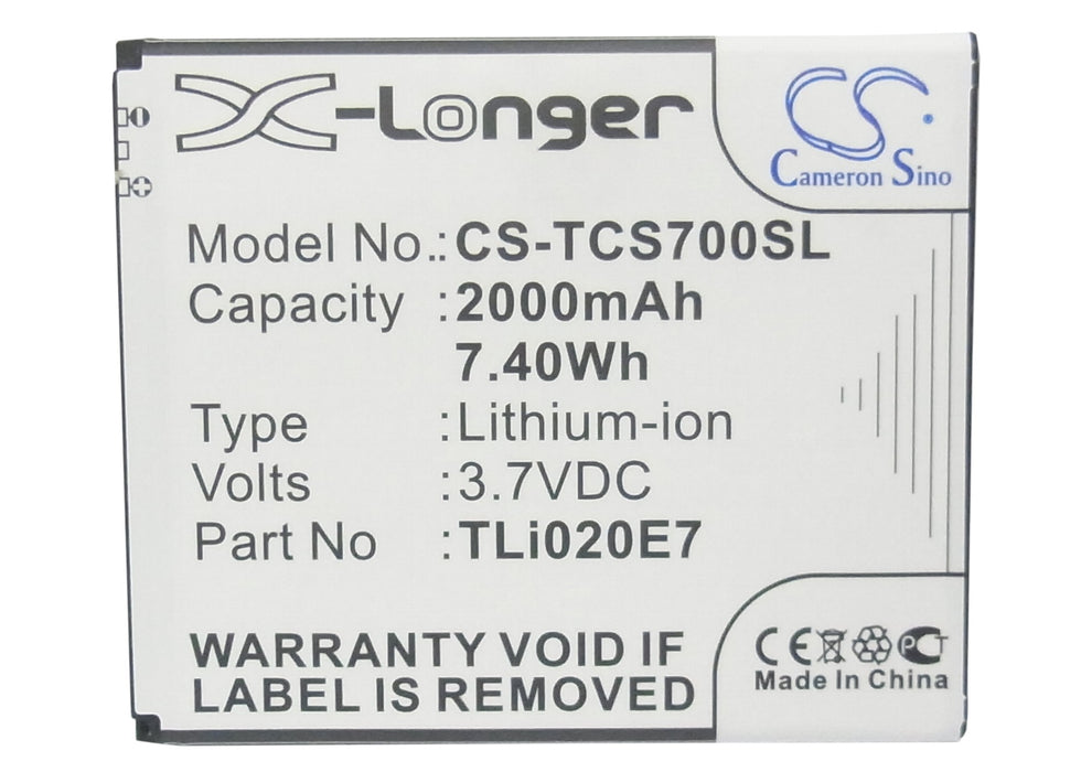 TCL J620 S700T Mobile Phone Replacement Battery-5