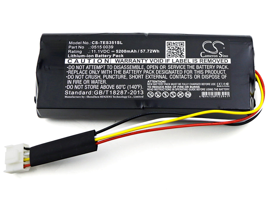Testo 350K Analyzer 5200mAh Replacement Battery-3