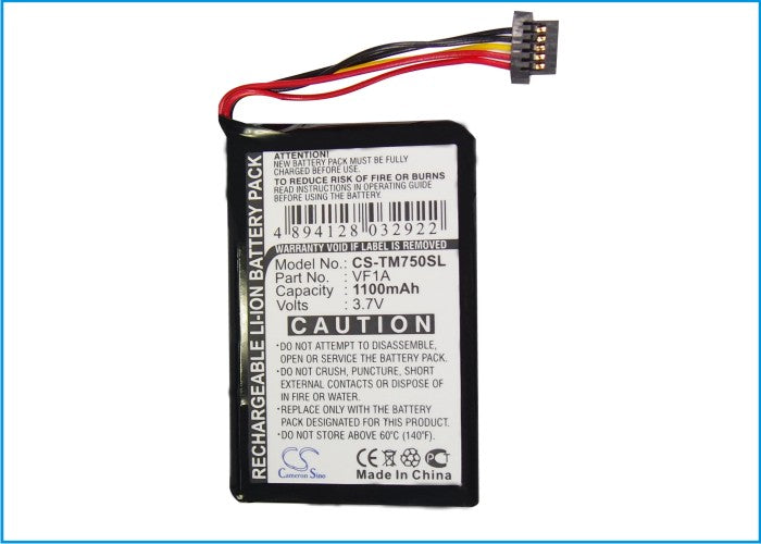 Tomtom 4CP0.002.06 Go 740 Live Go 740TM Go 750 Go 750 Live GPS Replacement Battery-5