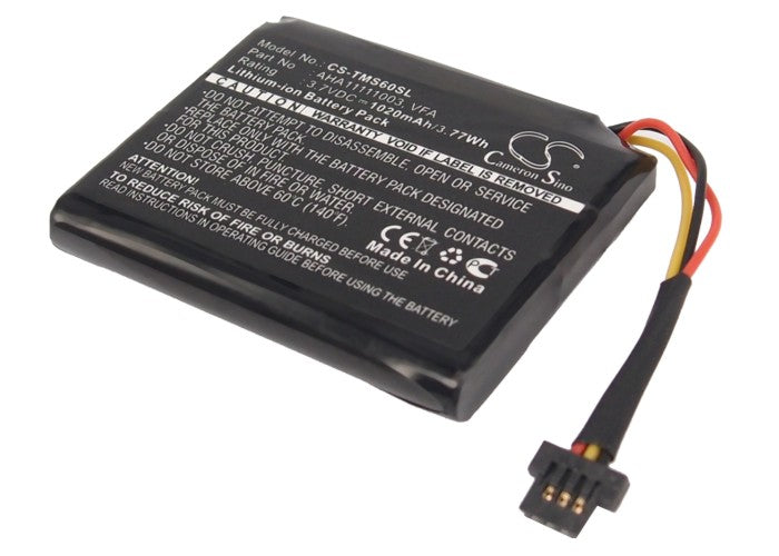 Tomtom 4EN6.001.02 4EN62 4EN62. 4EN6.001.02 Start  Replacement Battery-main