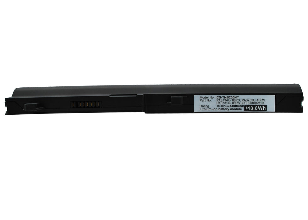 Toshiba Dynabook UX 23JBR Dynabook UX 23JWH Dynabook UX 24JBR Dynabook UX 24JWH Mini NB200-11H Mini NB 4400mAh Laptop and Notebook Replacement Battery-5