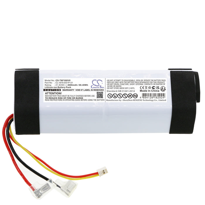 Tineco FW030100US FW030200US iFloor 3 iFloor 3-01 Vacuum Replacement Battery