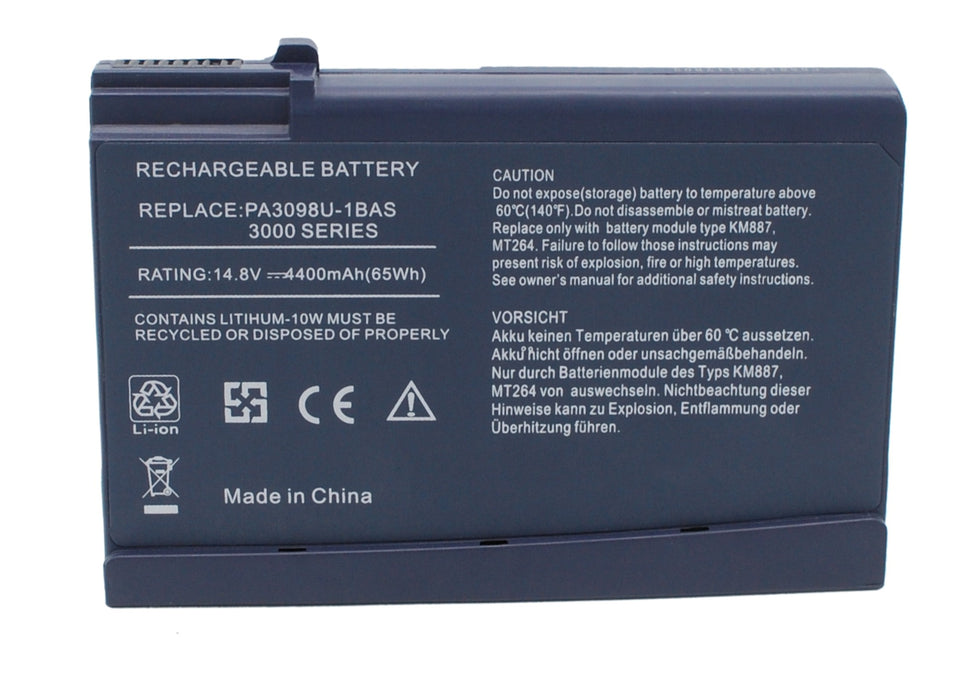 Toshiba Satellite 1200 Satellite 1200-S121 Satelli Replacement Battery-main