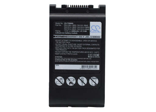 Toshiba Portege 4000 Portege M200 Portege M200-102 Replacement Battery-main