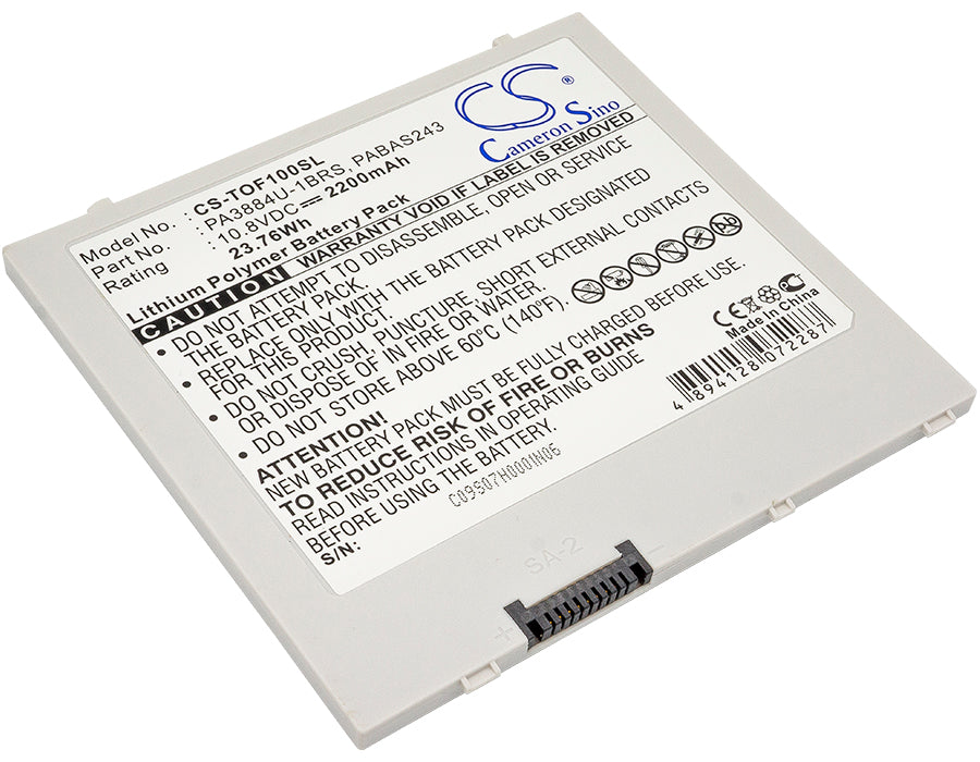 Toshiba 10 Thrive AT100 AT100-001 AT100-002 AT100- Replacement Battery-main