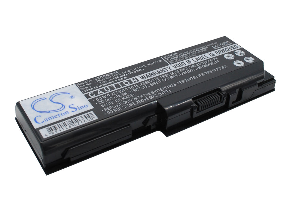 Toshiba Equium P200 Equium P200-178 Equium P200-1ED Satellite L350 Satellite L350-ST2121 Satellite L35 6600mAh Laptop and Notebook Replacement Battery-2