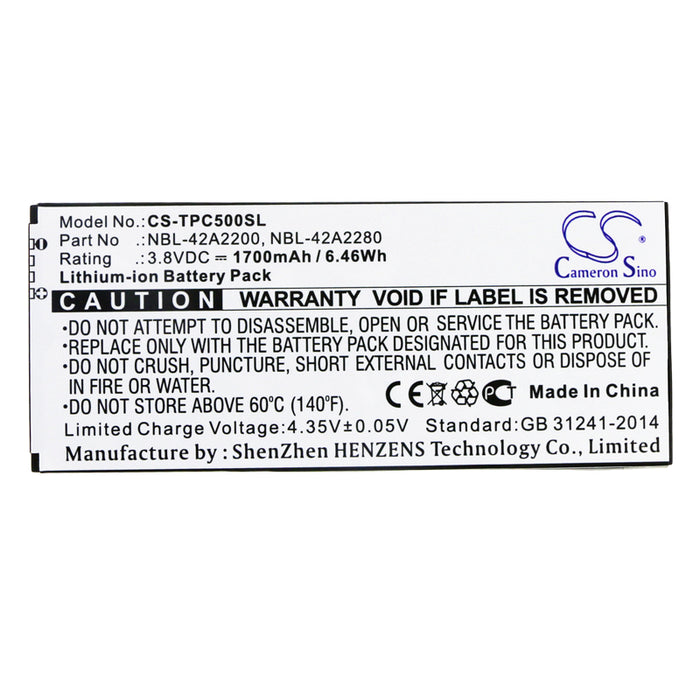 Neffos C5 C5 LTE Dual SIM TP701A Mobile Phone Replacement Battery-3
