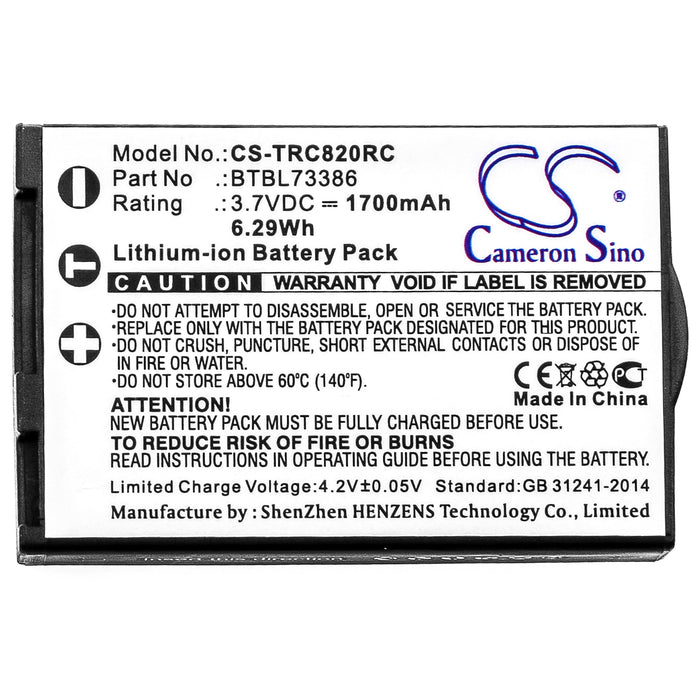 URC MXHP-R500 MXHP-R700 R100 RM-2 TRC-1080 TRC-820 Remote Control Replacement Battery-3