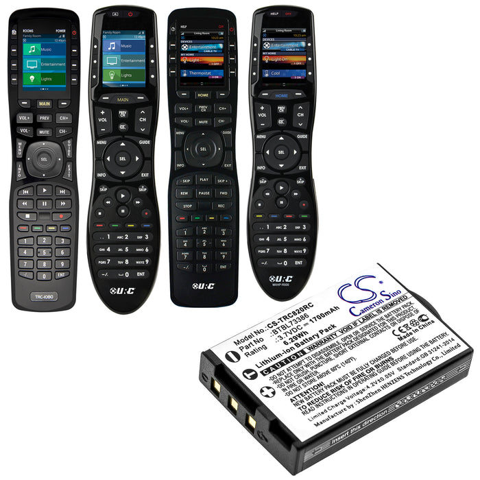 URC MXHP-R500 MXHP-R700 R100 RM-2 TRC-1080 TRC-820 Remote Control Replacement Battery-4