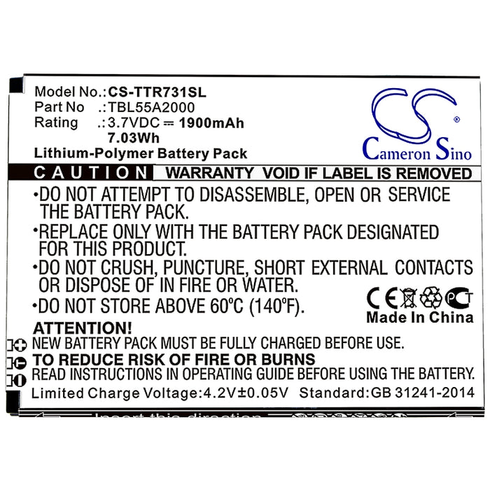 Tp-Link M7310 M7350 ver 4.0 Hotspot Replacement Battery-3