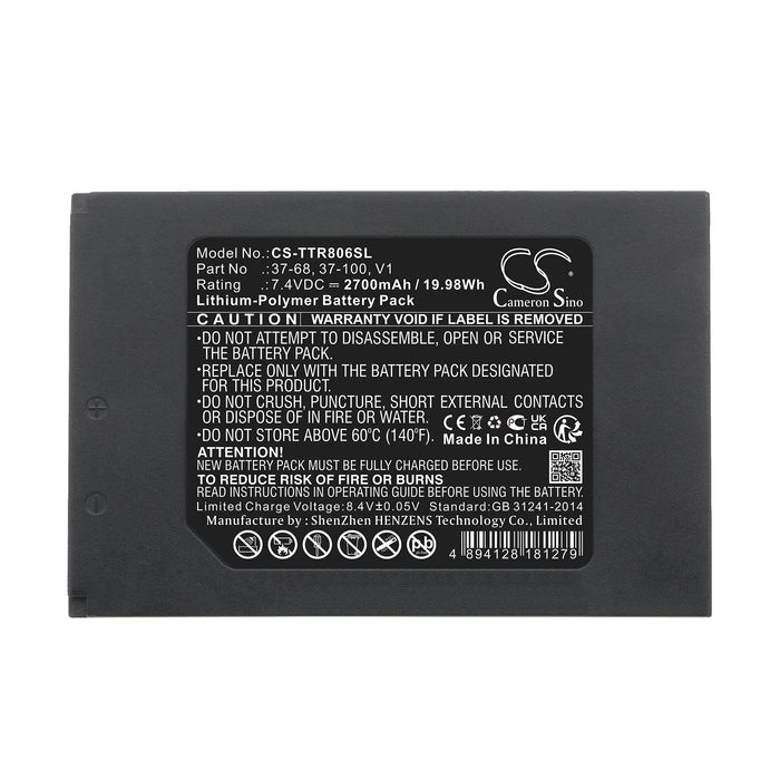 Triplett 8060 CamView Elite Video Test CamView IP Pro 8W Camera Teste Survey Multimeter and Equipment Replacement Battery